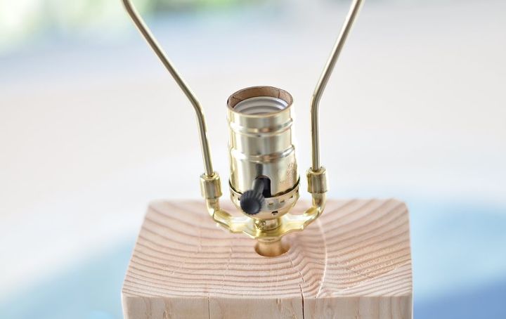 diy salvaged wood lamp, diy, home decor, lighting, woodworking projects, Wire your lamp following the directions on your kit