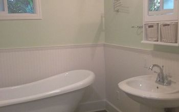 Claw Foot Tub and Wainscot