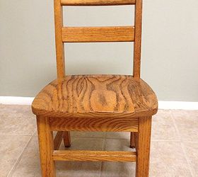chair painted with cece caldwell, painted furniture, Before