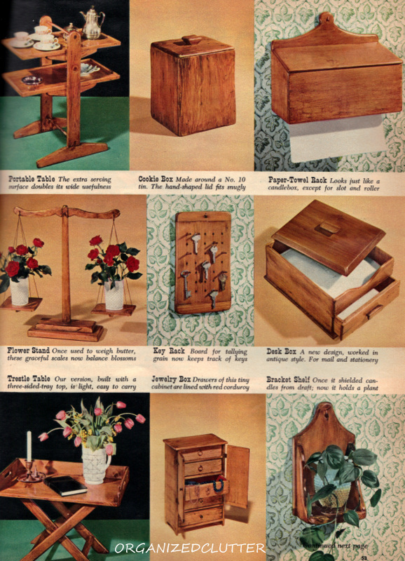 woman s day 1951 fruit crates re purposed, repurposing upcycling