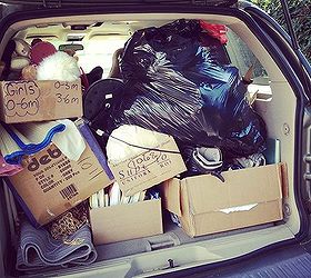 tips for a wildly successful yard sale, cleaning tips, Finally if your goal was to declutter load the leftovers in the car IMMEDIATELY after the sale for donation