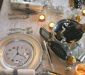 a new year s eve dinner, seasonal holiday decor