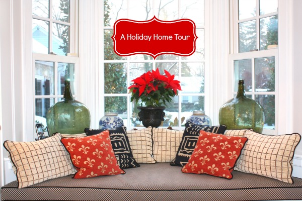 a holiday home tour, christmas decorations, seasonal holiday decor, What a perfect cozy spot