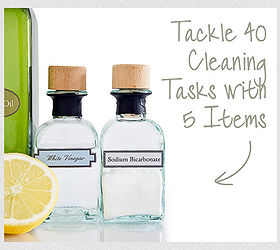 tackle 40 cleaning tasks with 5 items, cleaning tips