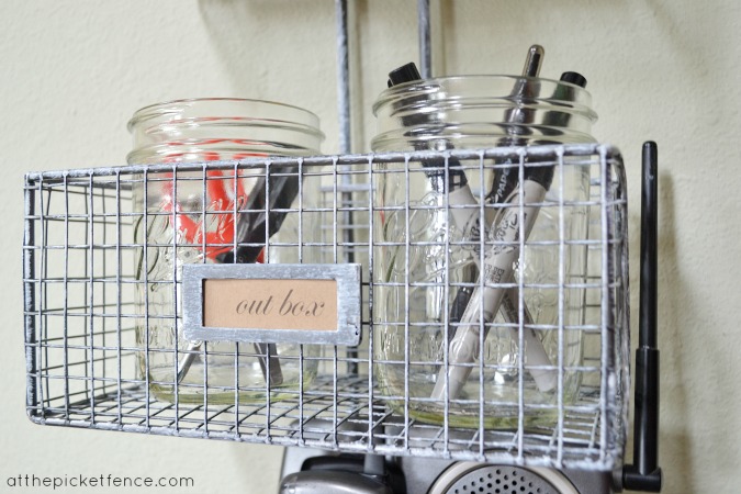 how to disguise ugly wall fixtures, home decor, wall decor, Mason Jars make great organizers