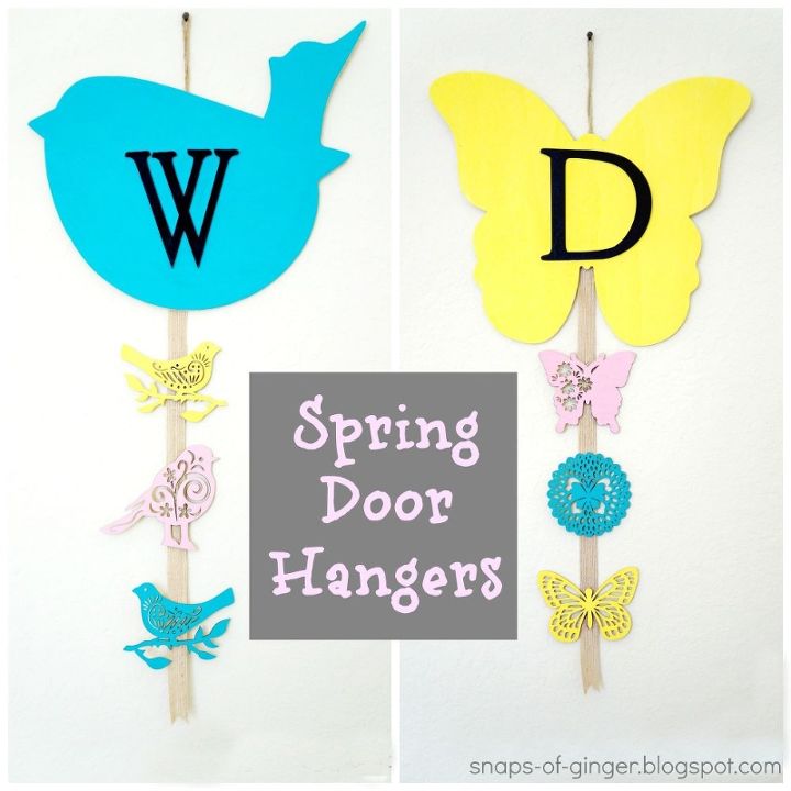 spring door hangers, crafts