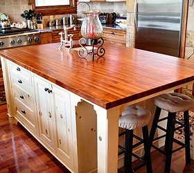 the top 10 which countertop material is right for you, concrete countertops, countertops, kitchen design, Wood Countertops Would they work in your kitchen