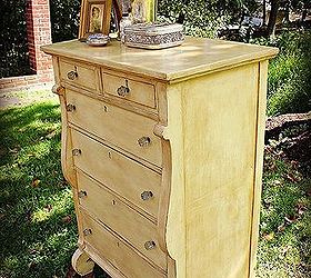 creamy empire dresser makeovers, bedroom ideas, chalk paint, painted furniture, Chalk Paint by Annie Sloan in Cream