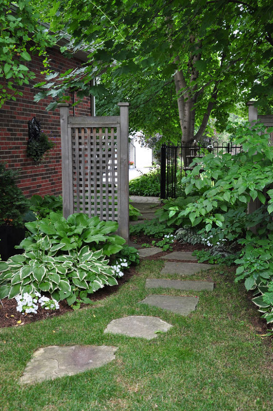 ideas for that narrow space in between suburban homes