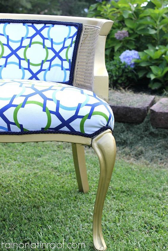 how to re upholster a chair jonathan adler inspired, painted furniture
