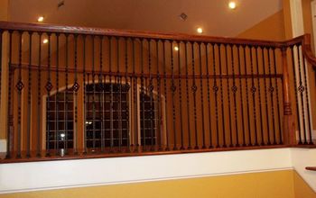 Over the top with iorn balusters!!!