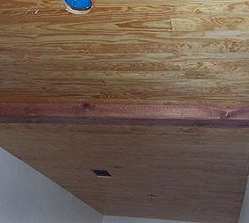 should my bamboo floor run parallel to my wood ceiling or across it, wood ceiling with out trim