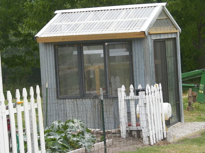 our greenhouse, doors, garages, gardening