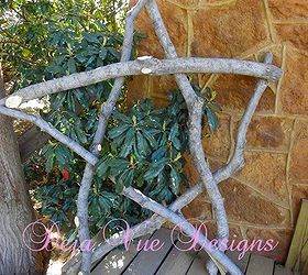 gigantic star made from branches in my yard, gardening, My 5 rustic star