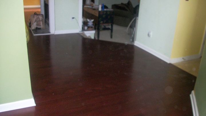 cleaning a polyurethane floor, flooring, hardwood floors, home maintenance repairs, After Orange Glo