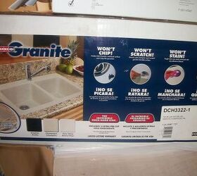 alternatives to stain sinks, our sink box notice the language