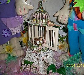 spring has sprung and easter is almost here, christmas decorations, easter decorations, seasonal holiday d cor, wreaths, Mini bird house Mama Papa birds have set up house