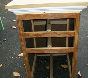 repurposed desk into chest, home decor, painted furniture, repurposing upcycling