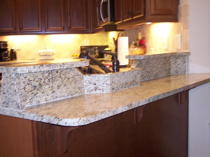 the homeowner did not like their peninsula top bar area it made them feel like they, Check out this faux bar This was the solution to a problem with a peninsula top