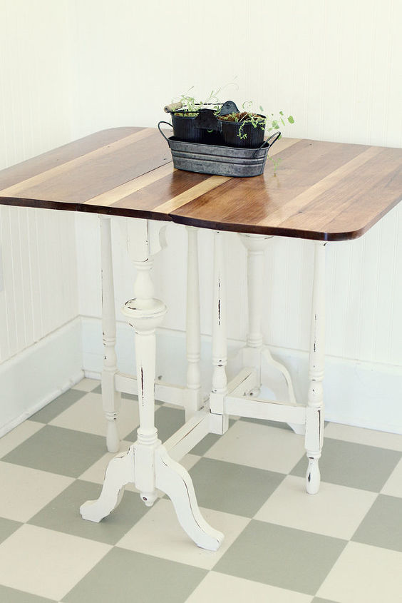 farmhouse table before and after, painted furniture