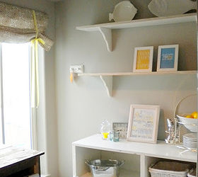 our always in progress home tour, home decor, Laundry makeover on the CHEAP Love this space