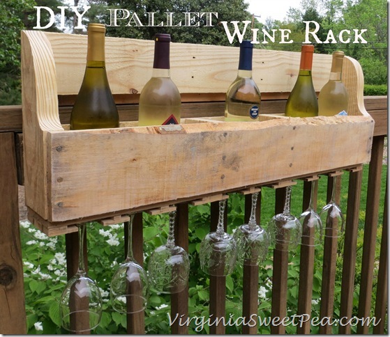 10 projects to inspire you, diy, how to, pallet, Pallet wine rack
