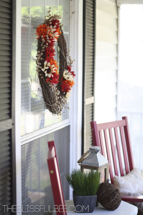 easy diy fall wreath, crafts, seasonal holiday decor, wreaths