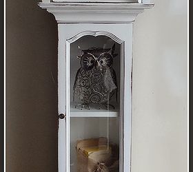 repurposed grandfather clock, And here it is AFTER