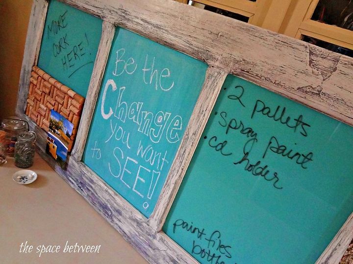 they say one man s trash is another woman s treasure, doors, repurposing upcycling, old door with 4 panels turned into a message board