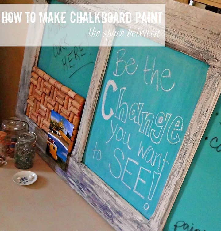 i just figured out how to make my own chalkboard paint in any color so many, chalkboard paint, crafts, painting
