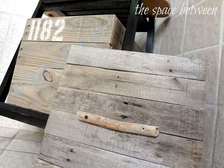 diy storage crate made out of a pallet, cleaning tips, pallet