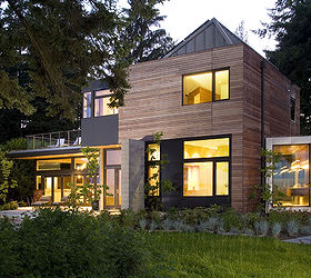 seattle architect sustainable elegance a leed platinum residence, architecture, go green, home decor, home improvement, Waterside Exterior Ellis Residence Coates Design Architects Seattle photo by Roger Turk
