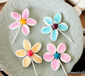 edible flower cupcake toppers, crafts