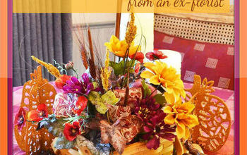 flower arranging, floral design, fall, fall flowers