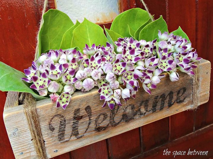 transfer any kind of image with just your home printer and white glue, crafts, home decor, create a welcome flower box for your front door with this cost effective image transfer technique