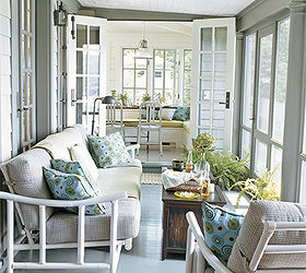 sprucing up a sun porch, home decor, outdoor living