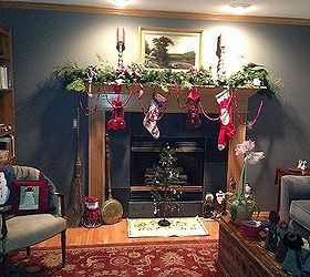 christmas 2012, christmas decorations, flowers, seasonal holiday decor, Living room