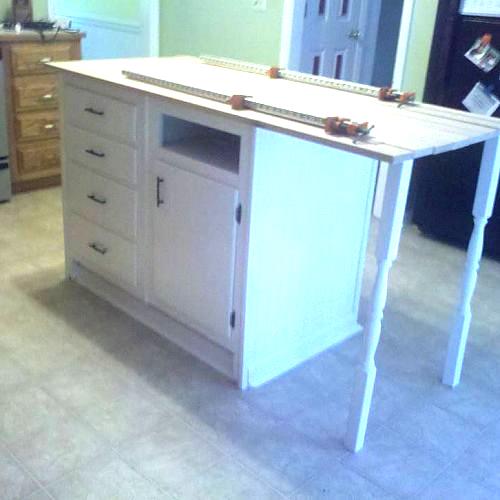 Old Base Cabinets Repurposed To Kitchen Island Hometalk