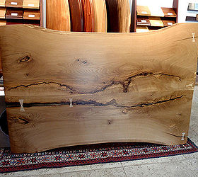 more great live edge, painted furniture, woodworking projects, White Oak Live Edge