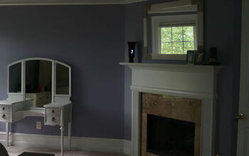 Framing bedroom fireplace with molding
