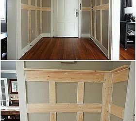 entry way redo on a budget, foyer, home decor, woodworking projects