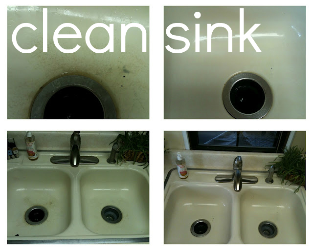 all natural cleaning, appliances, home maintenance repairs, organizing, naturally clean your sink in 1 minute