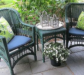 diy project from dumpster to divine, outdoor living, repurposing upcycling, my new wicker set