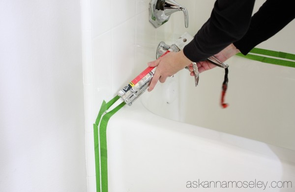 how to caulk without making a mess, bathroom ideas, diy, home maintenance repairs, how to