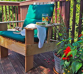 easy economical diy adirondack chairs 10 8 steps 2 hours, Wide arms hold lots of stuff