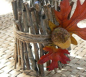 copy cat twig candle holder, crafts, Copy Cat Twig Candle Holder