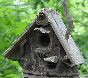 natural birdhouses, gardening, woodworking projects