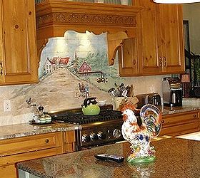 french country kitchen tour, home decor, kitchen design, kitchen island, We used 2 types of granite in the space I do find that lighter colored granite shows less in terms of fingerprints