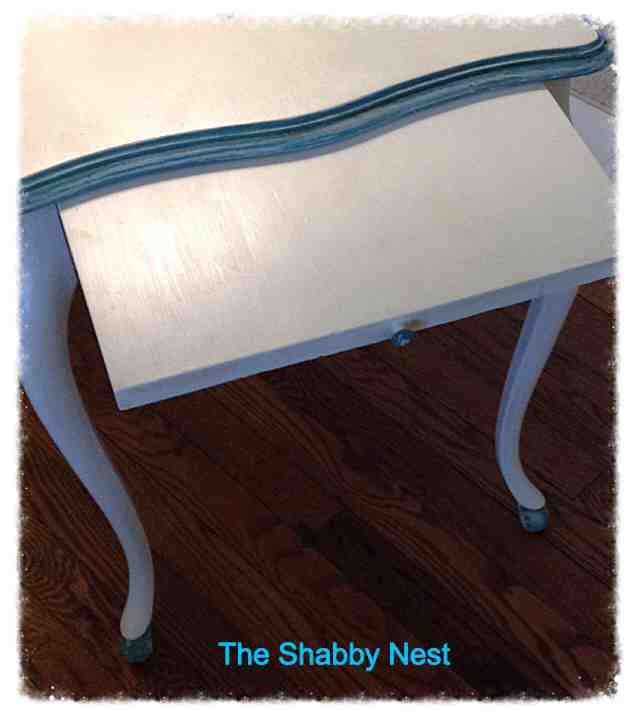 curvy legs made pretty, painted furniture