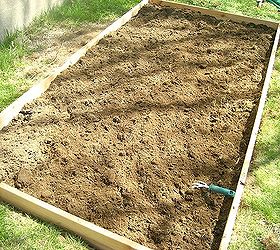 our super cheap and simple raised garden bed, gardening, homesteading, raised garden beds